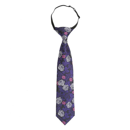 Floral Rose Elasticated Tie – Boys