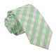 Gingham Check Slim Tie