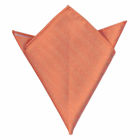 Herringbone Silk Pocket Square