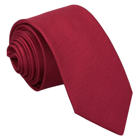 Plain Silk Slim Tie