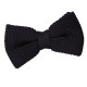 Plain Knitted Pre-Tied Bow Tie