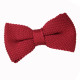 Plain Knitted Pre-Tied Bow Tie