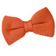 Plain Knitted Pre-Tied Bow Tie