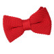 Plain Knitted Pre-Tied Bow Tie