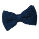 Plain Knitted Pre-Tied Bow Tie