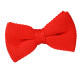 Plain Knitted Pre-Tied Bow Tie