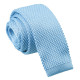 Plain Knitted Skinny Tie