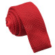 Plain Knitted Skinny Tie