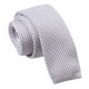 Plain Knitted Skinny Tie