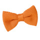 Plain Knitted Pre-Tied Bow Tie