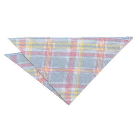 Madras Plaid Pocket Square