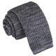 Melange Plain Speckled Knitted Skinny Tie