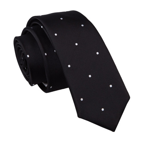 Pin Dot Skinny Tie