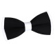 Plain Satin 2 Toned Pre-Tied Bow Tie