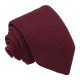 Plain Knitted Slim Tie