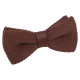 Plain Knitted Pre-Tied Bow Tie