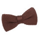 Plain Knitted Pre-Tied Bow Tie – Boys