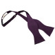 Solid Check Self-Tie Bow Tie