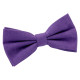 Suede Pre-Tied Bow Tie