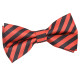 Thin Stripe Pre-Tied Bow Tie