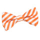 Thin Stripe Pre-Tied Bow Tie