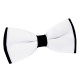 Plain Satin 2 Toned Pre-Tied Bow Tie