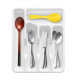 Plastic Cutlery Tray Silverware Organizer for Kitchen - Random Colour