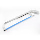 35cm Metal Framed Hacksaw Bow Saw for Builders DIY - Silver