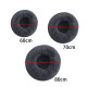 Detachable and Washable Comfy Donut Extra Large Dog Cat Beds Warm Bed Pet Round Plush Puppy Beds - 50cm Deep Grey