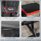 Multigym Station, with 66KG Weight Stack, for Strength Training - Red &amp; Black