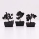 Mini Gemstone Tree On Orgonite Base - Black Agate (15 stones)