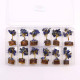 Mini Gemstone Tree On Wood Base - Sodalite (15 stones)