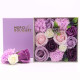 Square Box - Lavender Rose &amp; Carnation