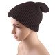 Unisex Warm Skull Cap Winter Knitted Hat - Coffee