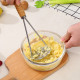 Steel Potato Masher with Wooden Handle for Kitchen Food Prep