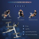 2-IN-1 Core Abdominal Ab Trainer Sit Up Bench with LCD Screen, Adjustable Fitness Crunch Machine for Home GYM