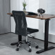 Vinsetto Computer Desk Chair, Mesh Office Chair with Adjustable Height and Swivel Wheels, Armless Study Chair, Dark Grey