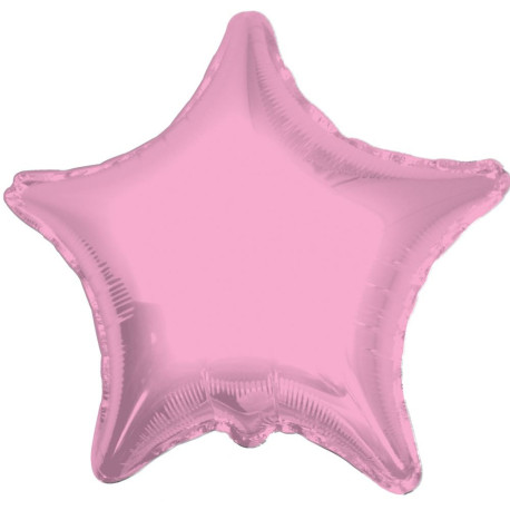 22 inch Baby Pink Star Balloon