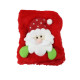 90cm Childrens Christmas Festive Scarf with Santa Clause - Red