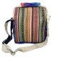 Tiedye Hemp Messegner Bag 2 Zip &amp; Flop