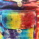 Tiedye Hemp Study Bag with Front Pocket