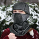 Balaclava Fleece Thermal Face Mask Motorcycle Thermal Hood Hat Helmet - Grey