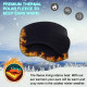 Fleece Ear Cover Ear Warmer Headband Winter Sweatband Running Headband - Black