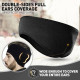 Fleece Ear Cover Ear Warmer Headband Winter Sweatband Running Headband - Black