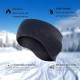 Fleece Ear Cover Ear Warmer Headband Winter Sweatband Running Headband - Deep Grey