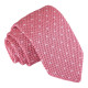 Flecked V Polka Dot Knitted Slim Tie