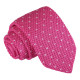 Flecked V Polka Dot Knitted Slim Tie