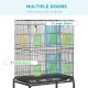 PawHut Large Bird Cage Budgie Cage with Stand, Toys, Wheels, Accessories, Storage Shelf for Canaries, Finches, Lovebirds, Parake