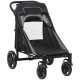 PawHut Foldable Pet Stroller, with Universal Wheels, Shock Absorber, for Medium and Large Dogs - Black