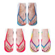 1 Pair 3D Pattern Flip Flop Socks Funny Sock Novelty Show Off Socks - Hot Pink